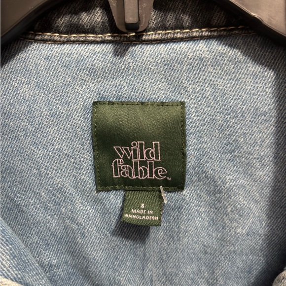Wild Fable Two-Tone Denim Jacket - Picture 3 of 4